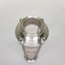 Колпачковая колонна (флейта) 2" нержавеющая 7 этажей