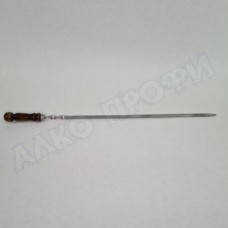 Шампур с деревянной ручкой 50см